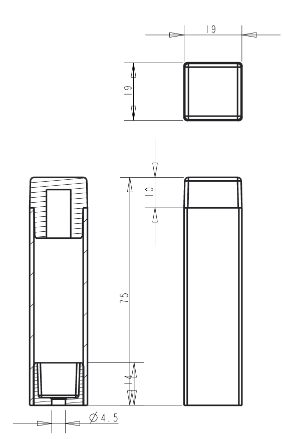 レーン ブレット ドア ストップ スクエア ブラッシュド