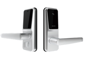 寝室の木製ドアのデジタルロック