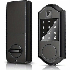 指紋認証デッドボルト付きスマートロック - 5-in-1 キーレスエントリーパスワード
