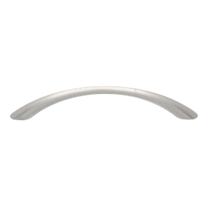 プレステージブラッシュニッケルテーパーボウハンドルステンレススチール 