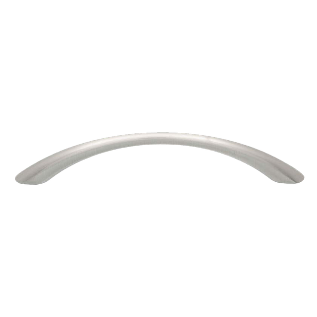 プレステージブラッシュニッケルテーパーボウハンドルステンレススチール 