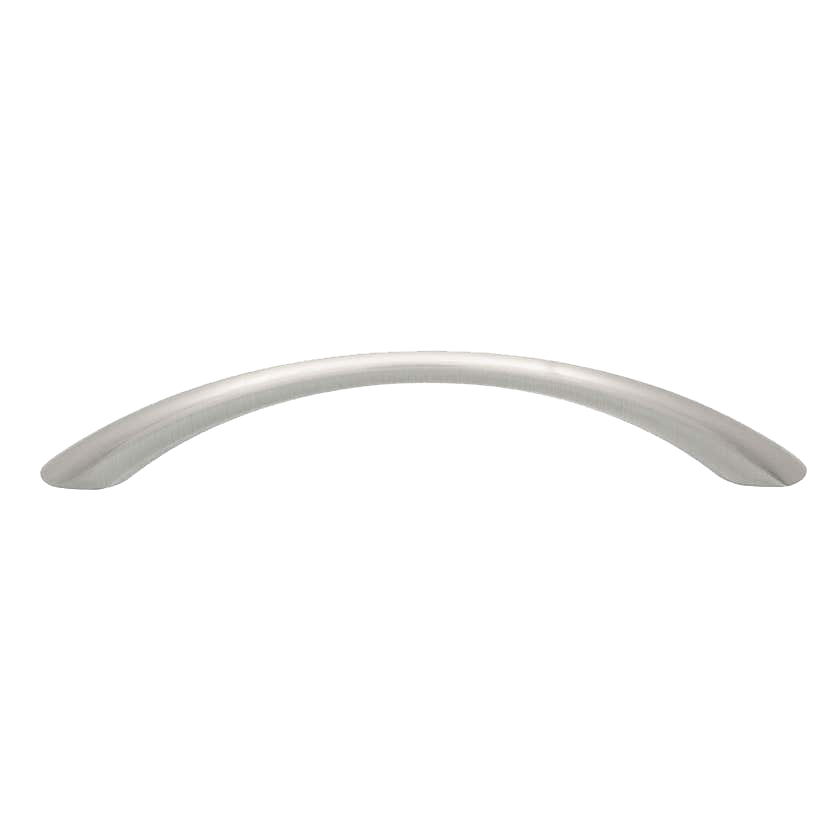 プレステージブラッシュニッケルテーパーボウハンドルステンレススチール 